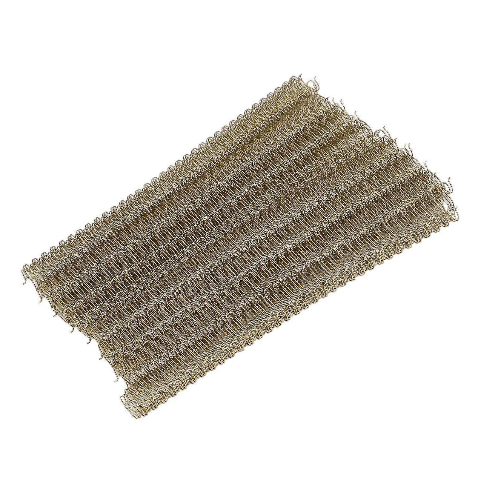 100Pcs Double Loop Wire Binding Spine 100 Sheet Capacity 3:1 Pitch 34 Loop 12.7mm Diameter Set Kit for A4 Paper Light Gold 