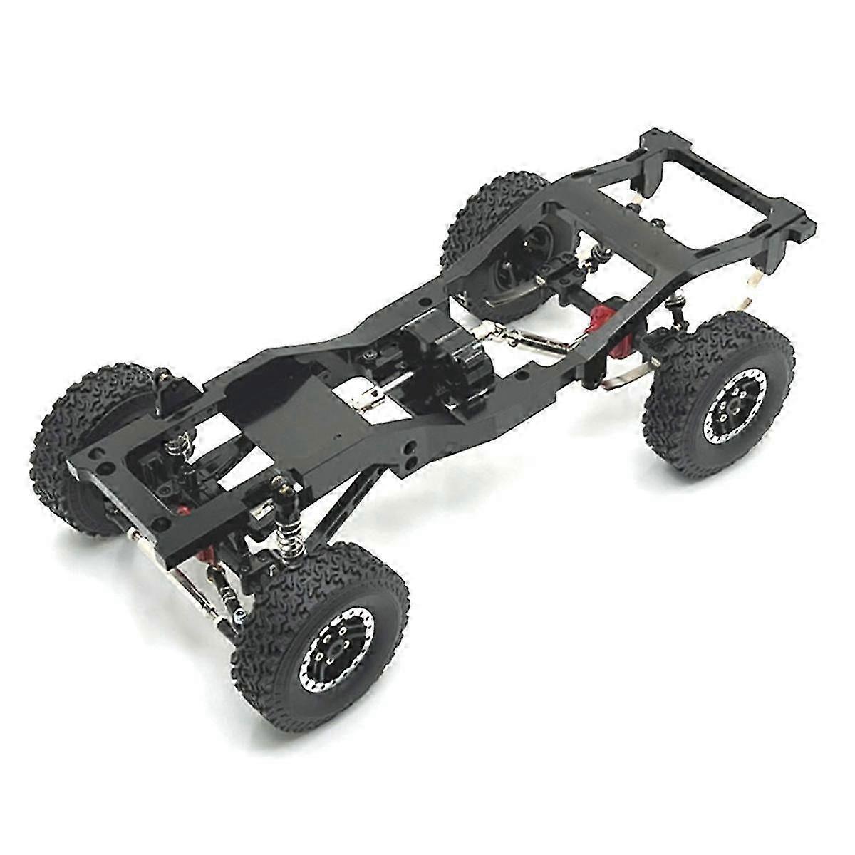 For Mn 1/12 Mn82 Lc79 Rc Car Spare Parts Metal Upgrade Carframe Modification Chassis Frame Kit Blac