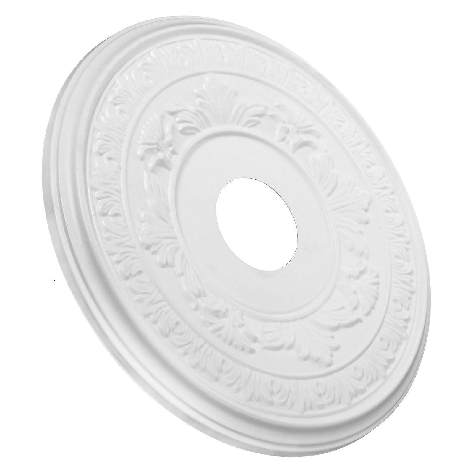 Durable PU Ceiling Medallion Cover for Chandelier Fixtures – Easy Installation Decorative Design Enhancement
