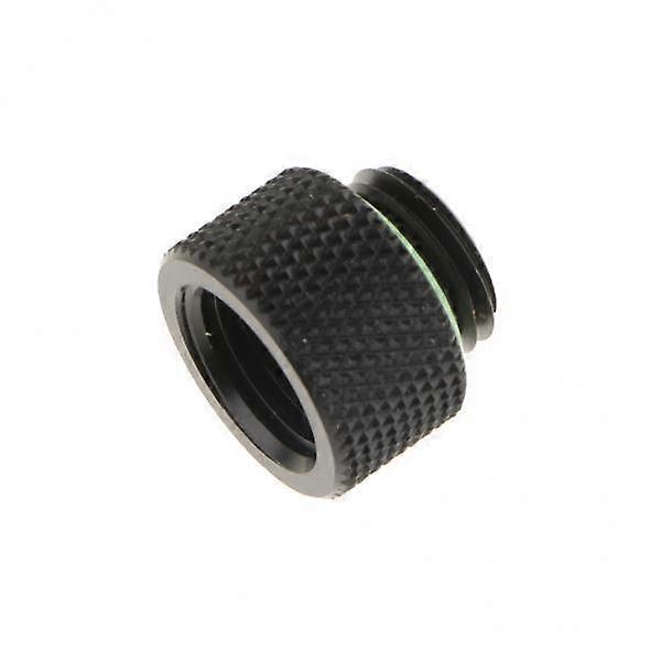 4X Fitting Extender G1/4 Thread Matt Black Copper For PC Liquid Cooling 10mm
