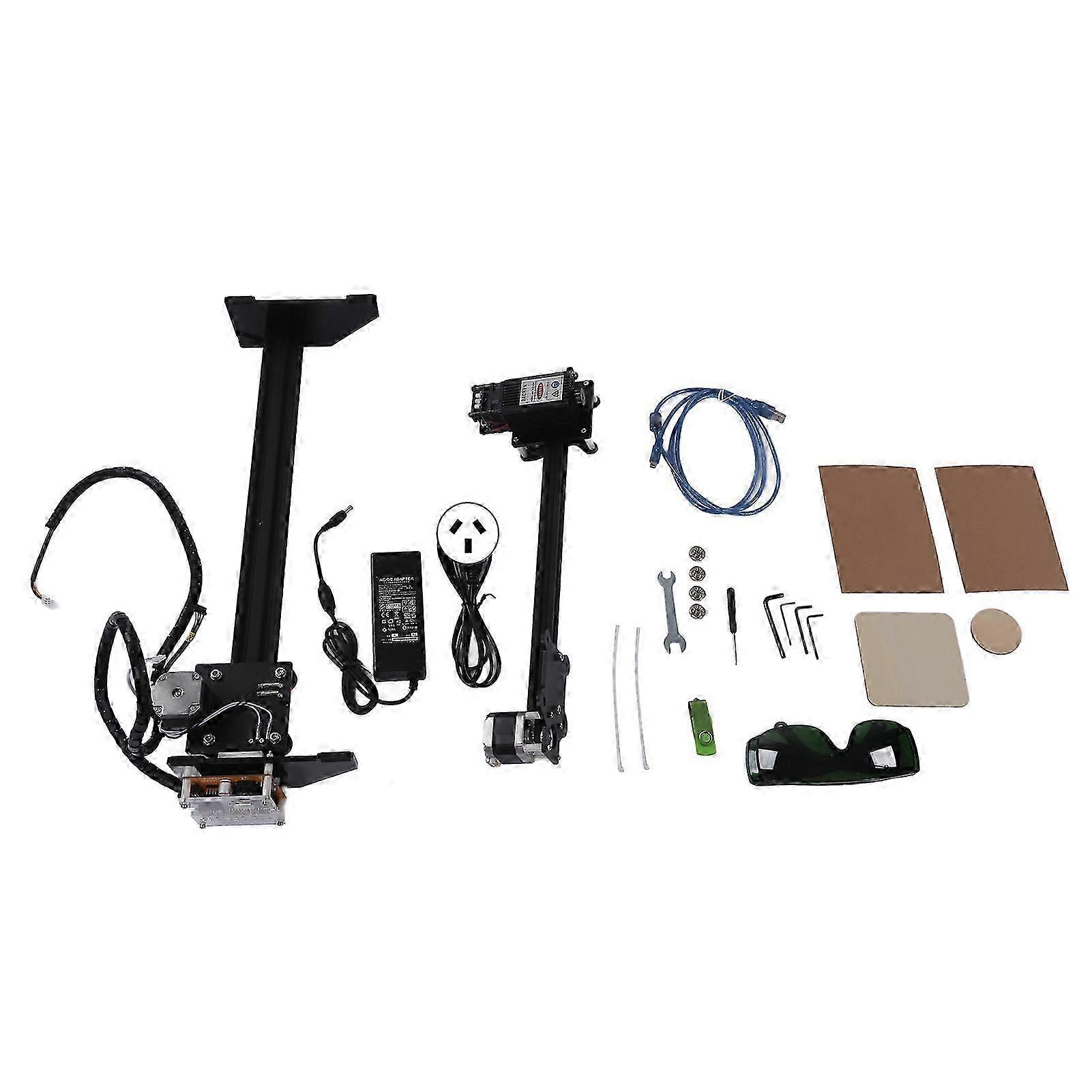 レーザー彫刻機5wアクリルウッドメタル100240vAuプラグ用の小型ポータブルDIYカッターマシン