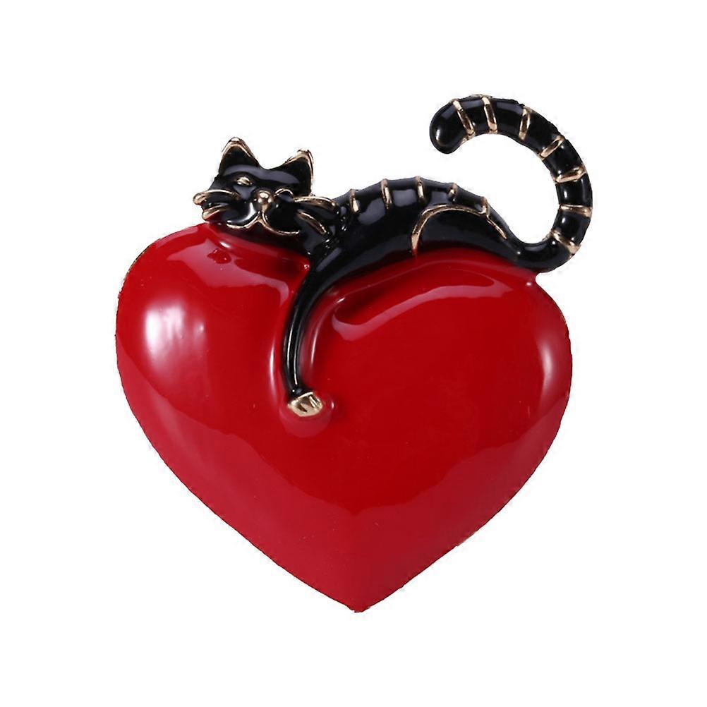 Alloy Heart Brooch, Durable and Sturdy, Adds Charm to Your Wardrobe