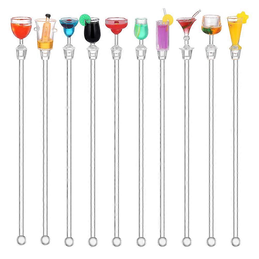 Acrylic Drink Stirring Sticks, Functional and Space-saving for Everyday Use