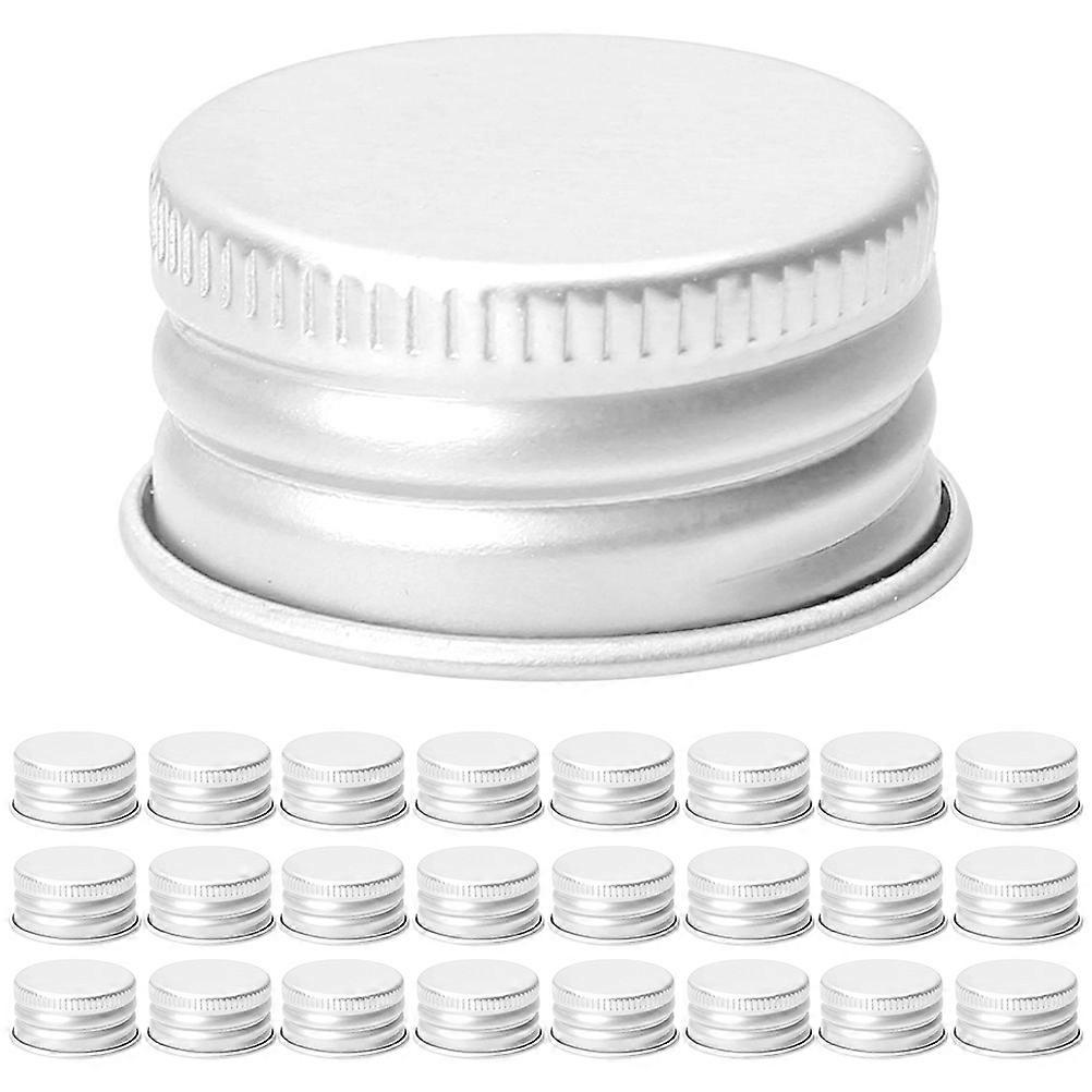 50pcs Aluminum Bottle Lids for Reusable Containers, Juice Bottles, Jars, and Food Storage – Leak Resistant Caps