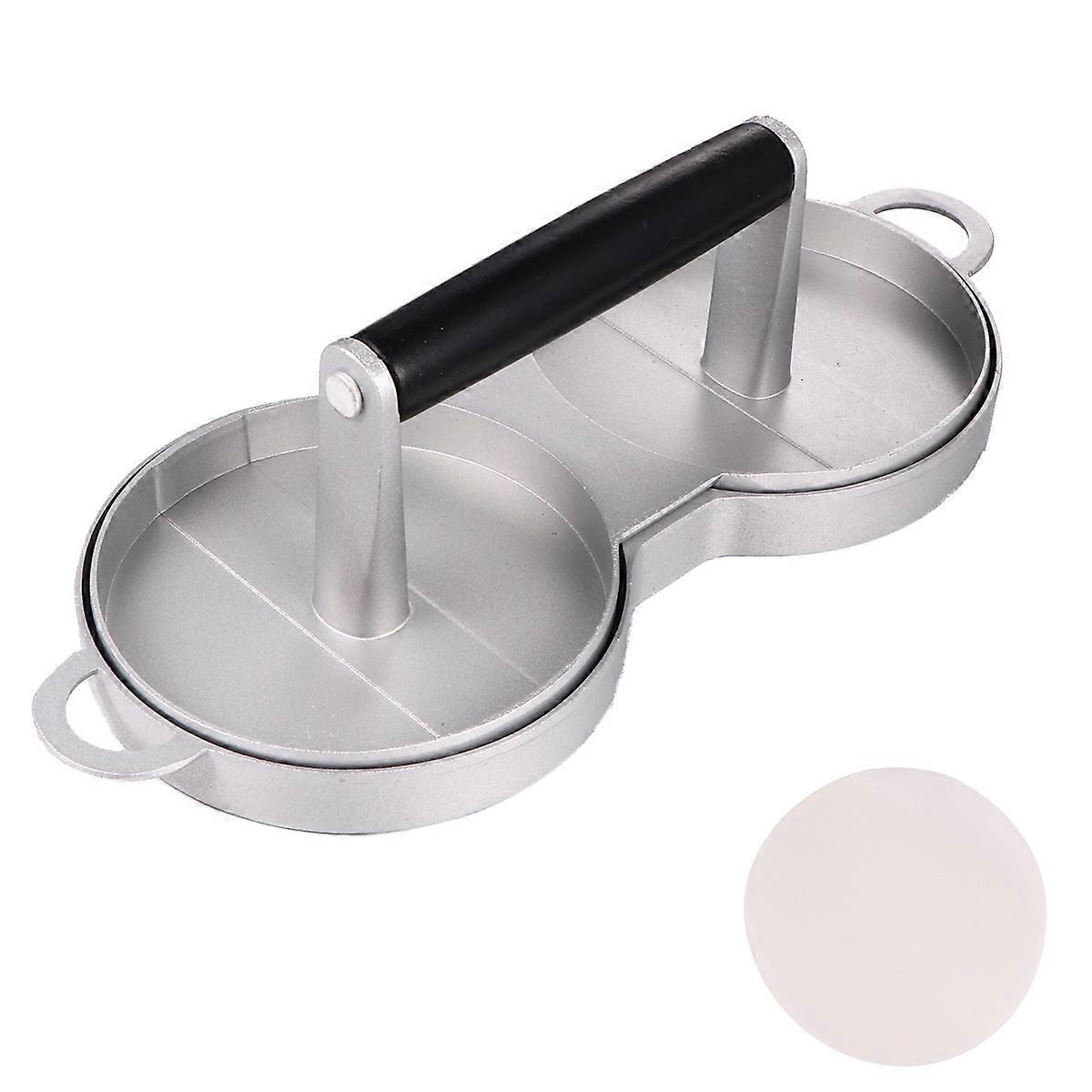 Hamburger Patty Maker Press Single-lattice Plastic Baking Meal Preparation 1Set