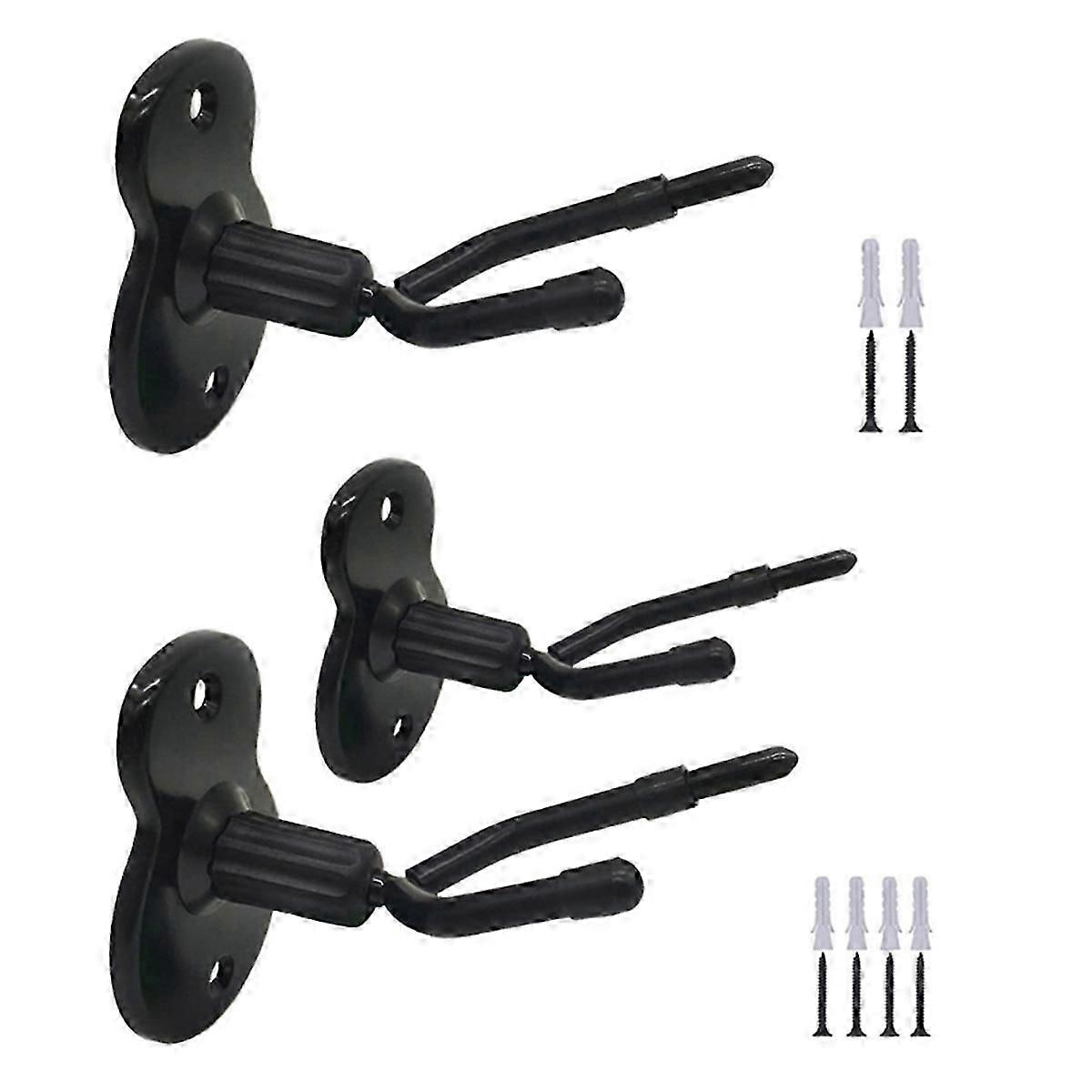 3pcs Violin Wall Mount Hanger With Bow Hook Violin Stand For Violin And Viola Secure Storage Solution