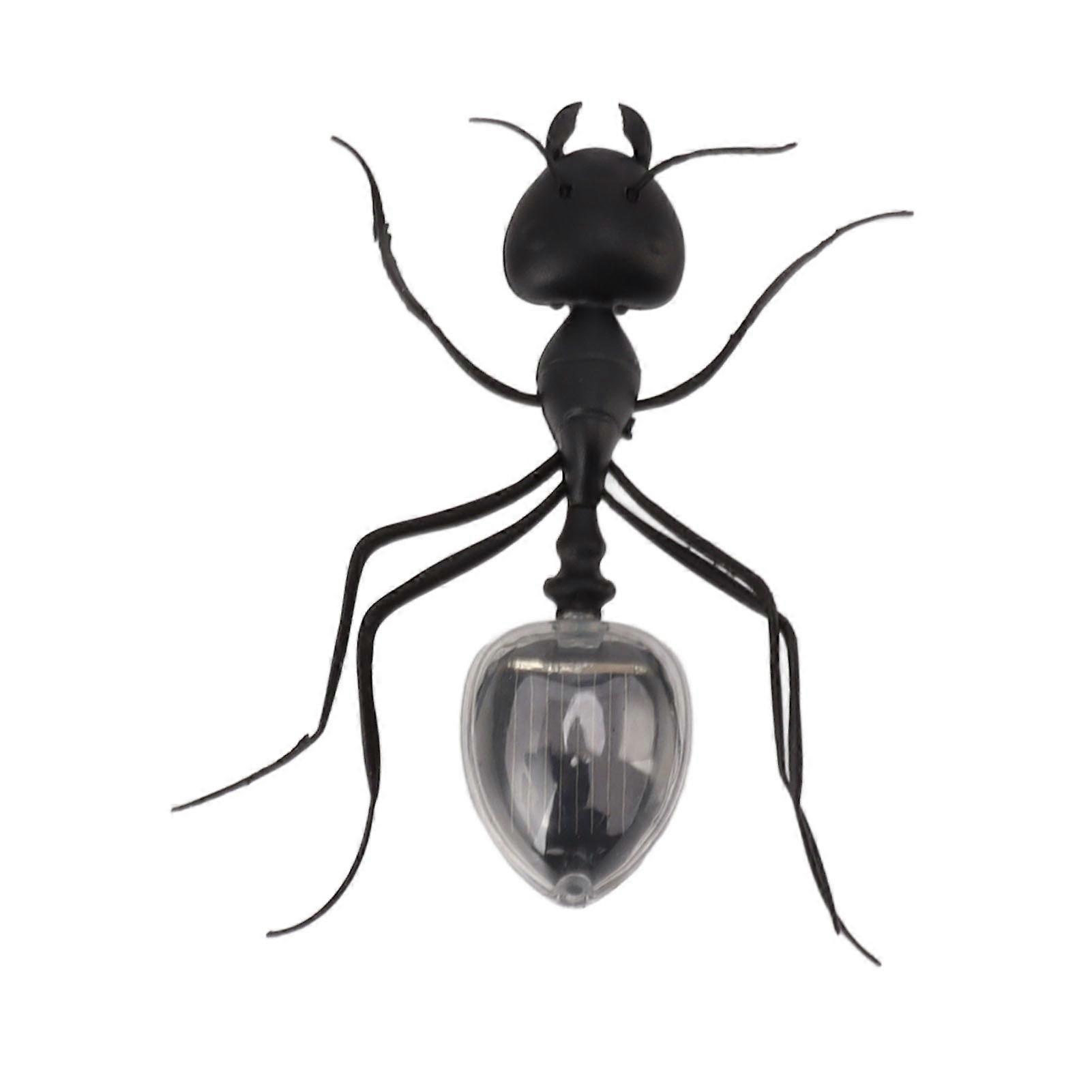 Solar Power Ants Educational Toy Portable ABS Insect Toy for Kids Interactive Science Pranks Fun Outdoor Learning