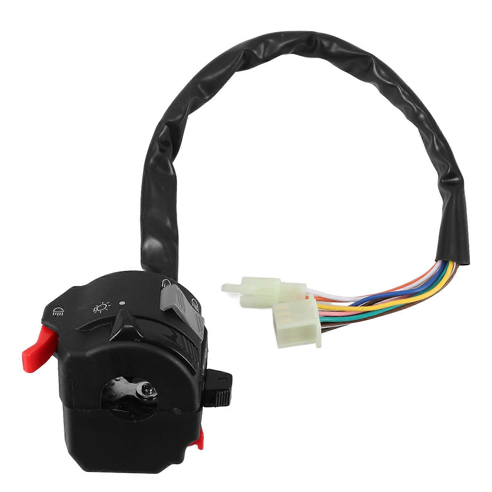 Handlebar Switch Motorcycle Riding Vehicle Control Motorcycle Horn Switch 1Set