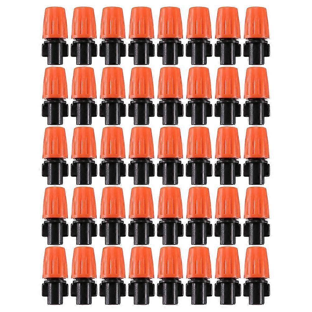 40pcs Durable Misting Nozzles for Garden Cooling & Lawn Irrigation Efficient Spray Heads for Outdoor Spaces