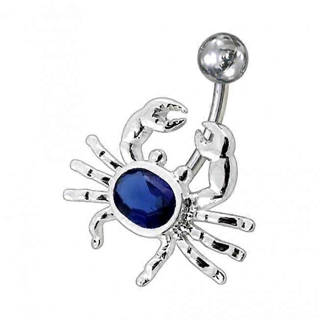 Fancy Jewelled Crab Non-moving Belly Ring