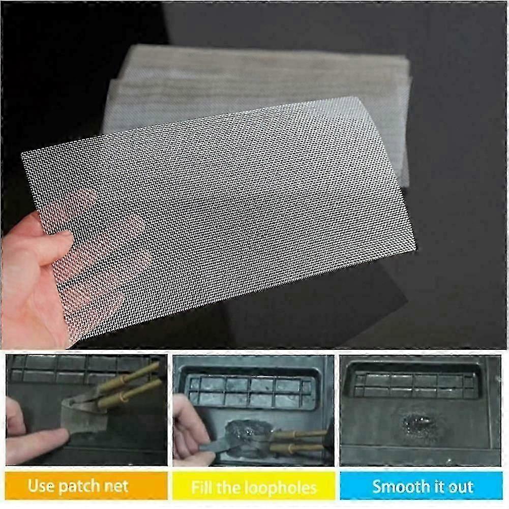 Plastreparation Mesh Patch Bilstötfångare Stålnät För Reparation Av Plasthål U6J5