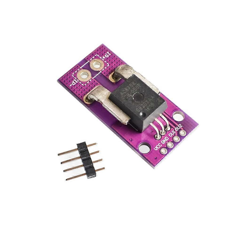 50A Hall Current Sensor Module Linear Analog AC DC 3.3V5V High Accuracy for Arduino RC Model Connection