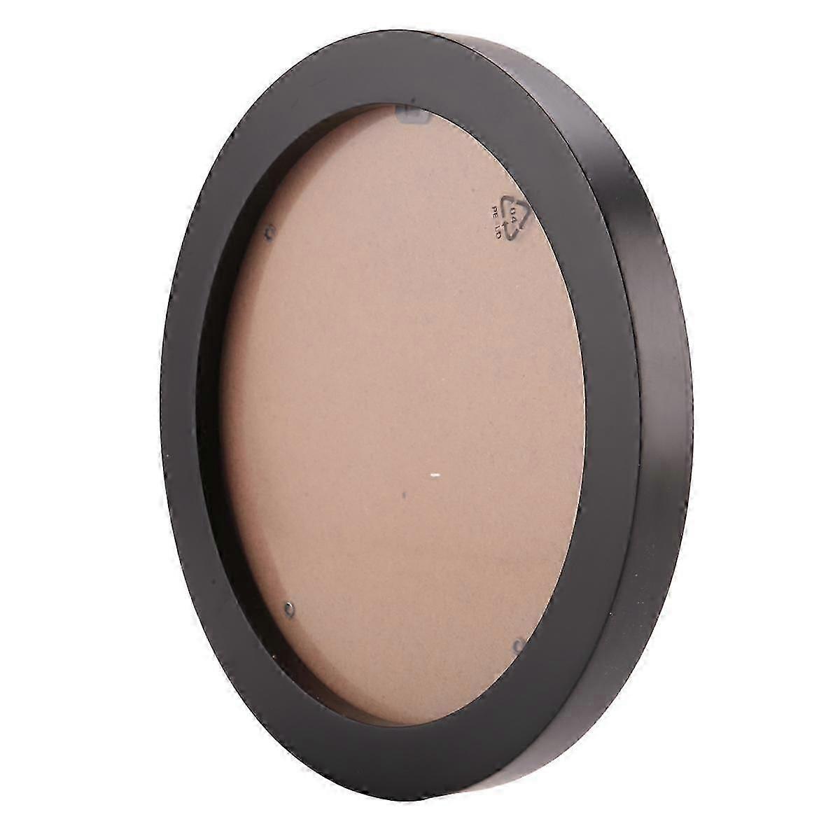 Creative 7Inch Round Wooden Picture Frame