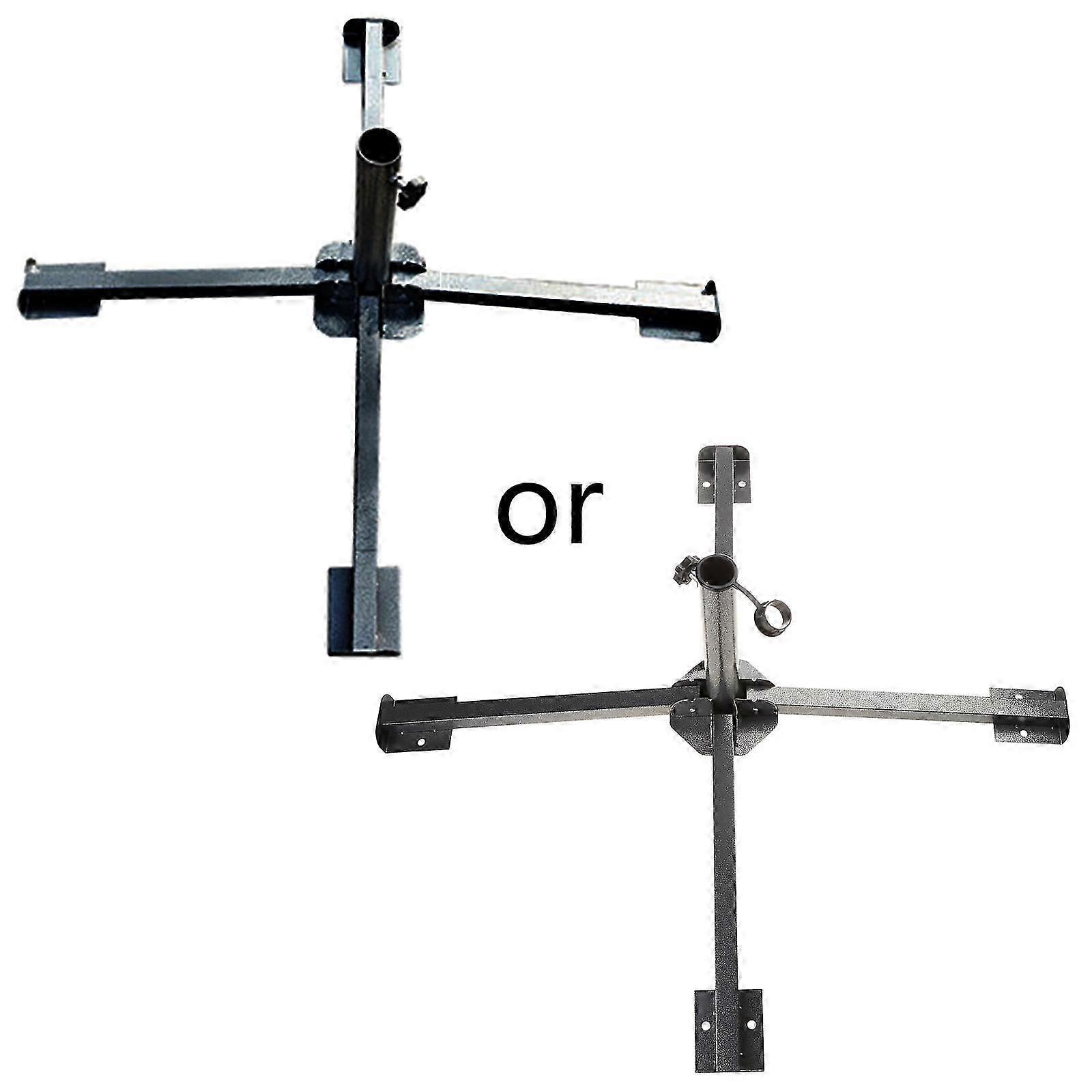 لصليب في الهواء الطلق مظلة قاعدة ظلة مرساة معدنية قابلة للتعديل قابلة للطي