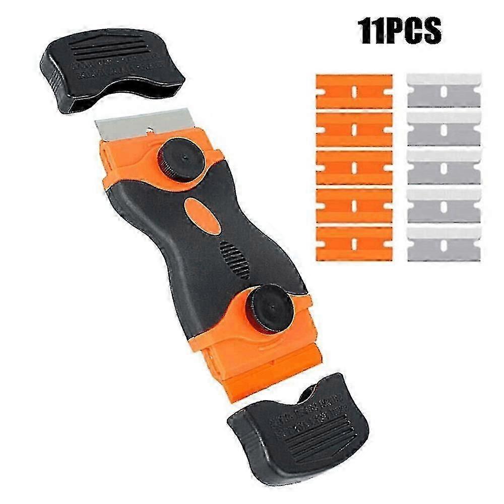 Ceramic Hob Scraper + 20 Blades, Versatile Glass Scraper Ceramic Hob Scraper for Windows/Mirror/Floo