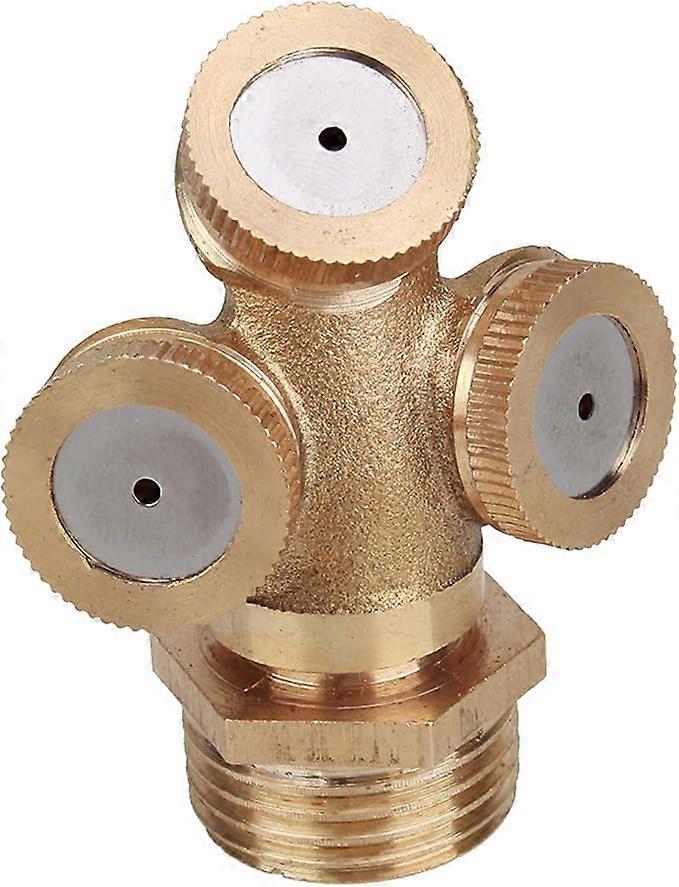 Three-nozzle garden sprayer, 1/2", for irrigation system, improve irrigation efficiency