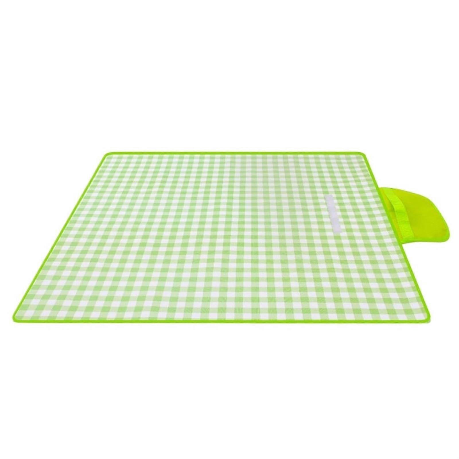 Camping Sandmatte Faltbare Stranddecke Wasserdicht Leicht Tragbar Picknickmatte Grün Einheitsgröße 3 Farben