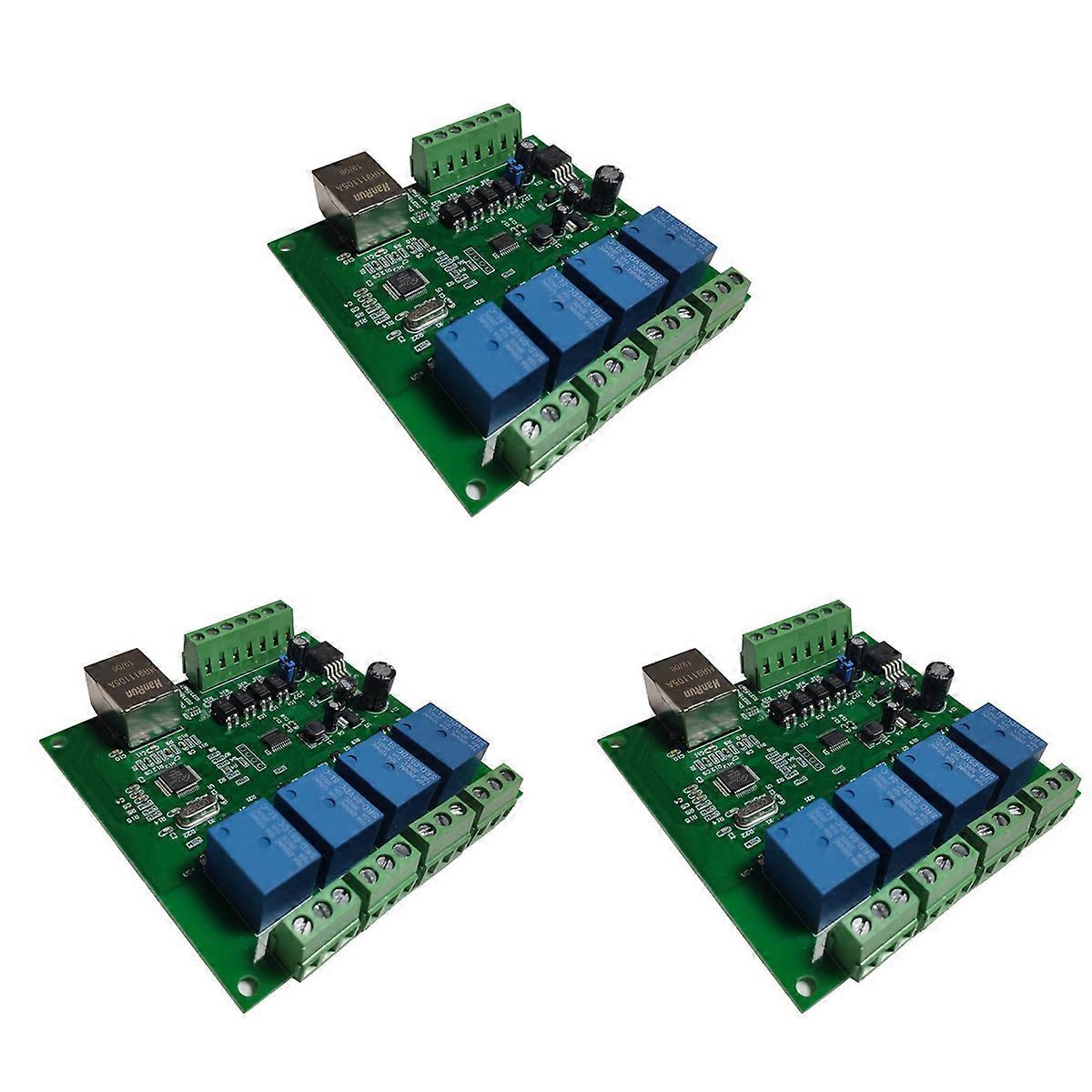 LAN-Ethernet mit 4-Kanal-Relais, UDP W5500 Netzwerkcontroller