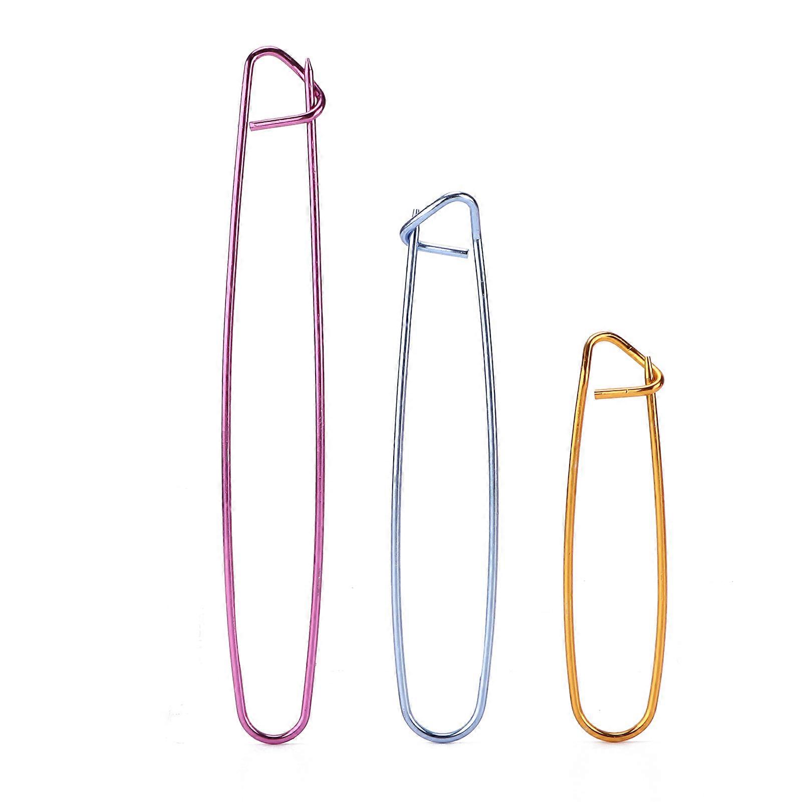 DIY Knitting Kit Blue Chrysanthemum Plastic Crochet Hooks with Yarn Storage Bag for Beginners