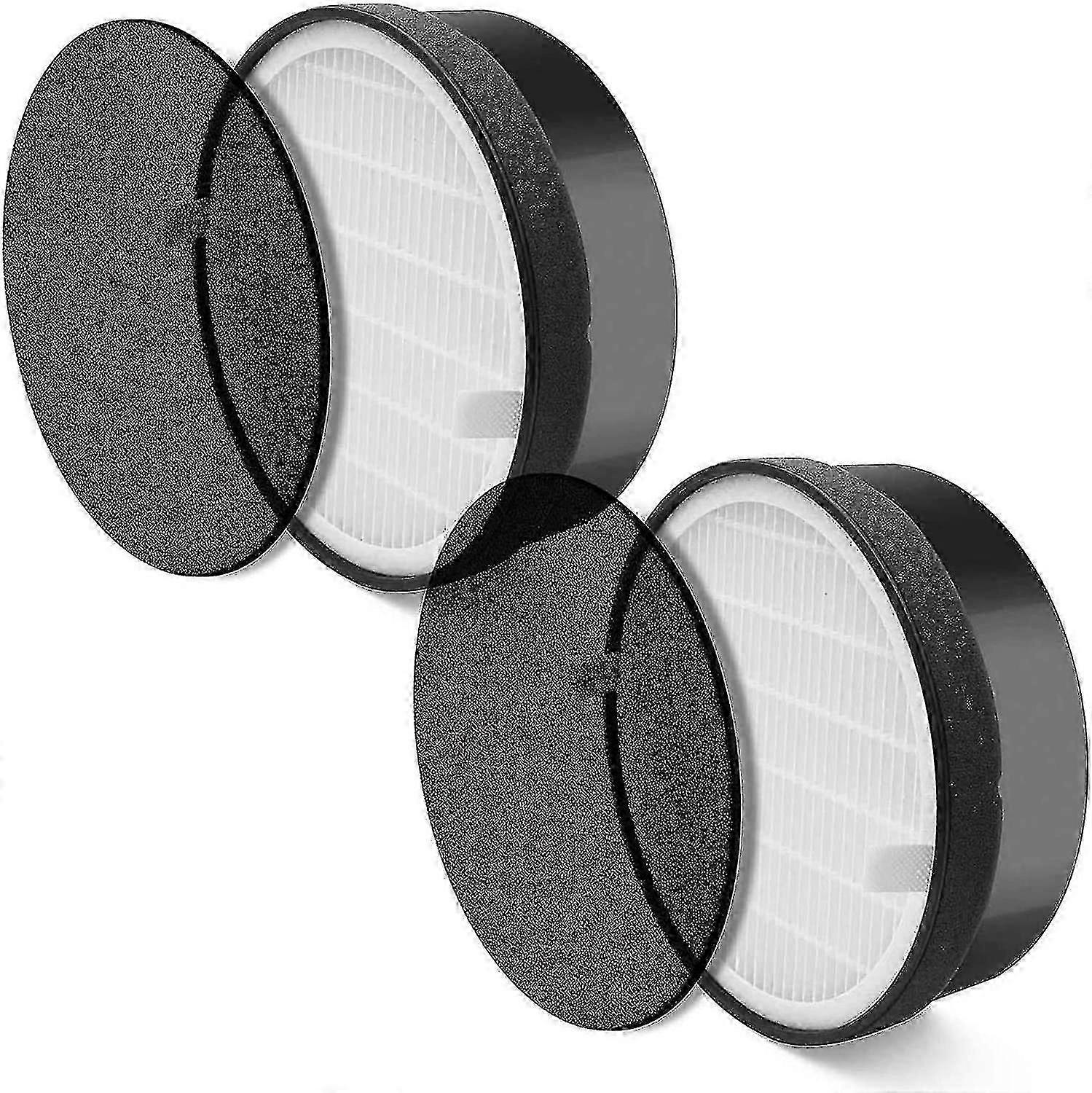 True Hepa Filters for Lv - h132 Air Purifier Activated Carbon Set 2 Pack