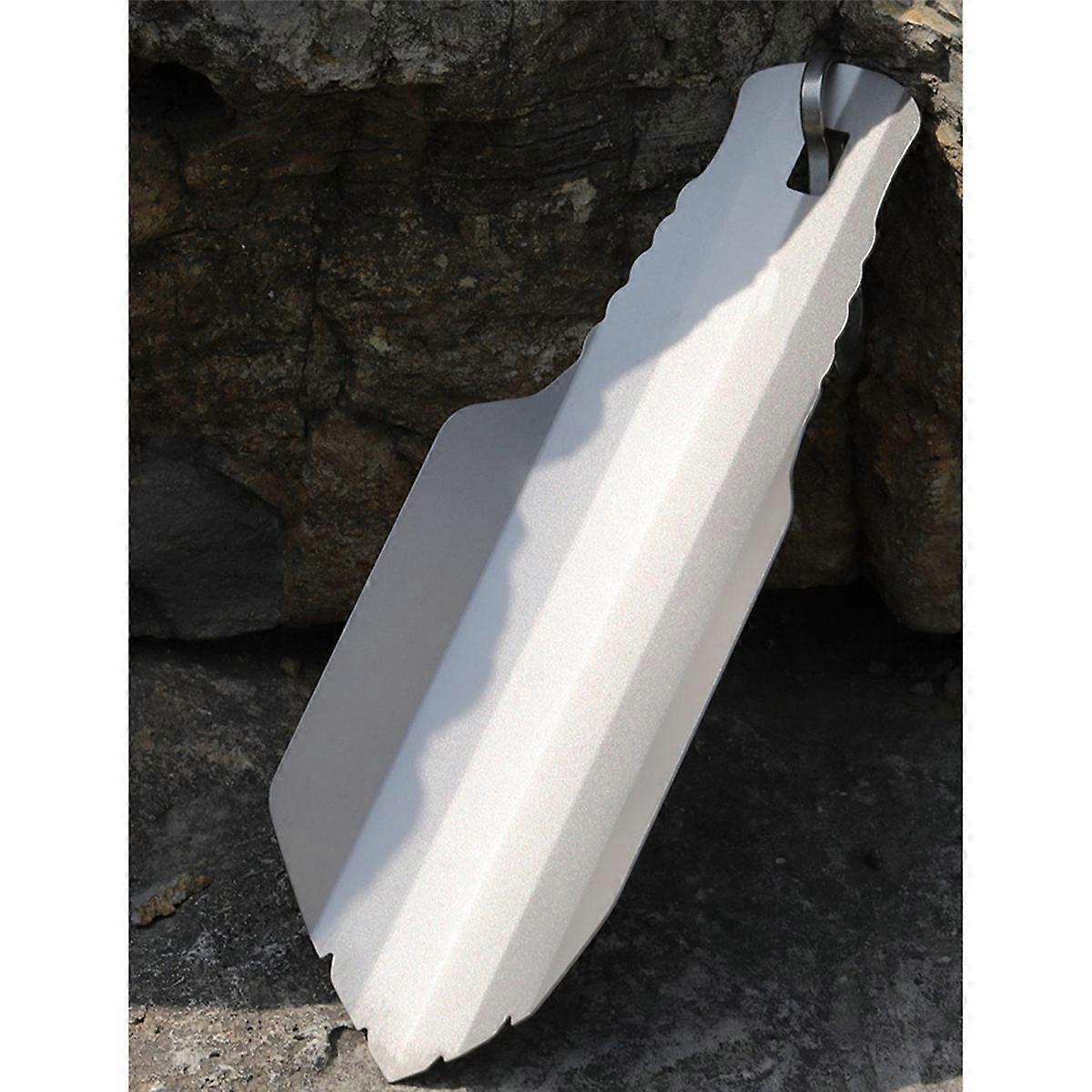 2X Pure Titanium Ultralight Potty Trowel Outdoor Compact Poop Shovel/Trowel Multi Tool for Hiking Ca