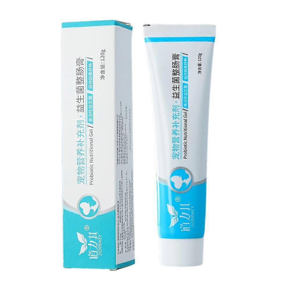 Probiotics Gastrointestinal Cream for Cats Relieves Diarrhea Vomiting with Fish Oil Vitamins Nutrient Paste