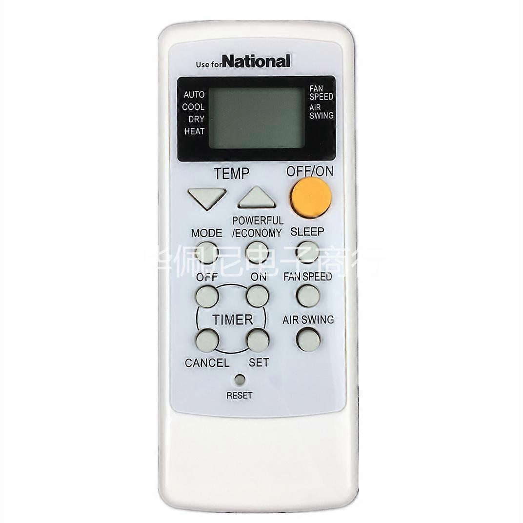 English version Panasonic air conditioner remote control