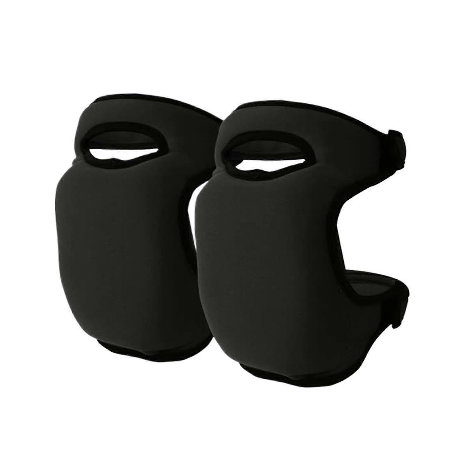 Knee Pads, Sports Garden Knee Protectors, Soft Foam Pads with AntiSlip (Black)