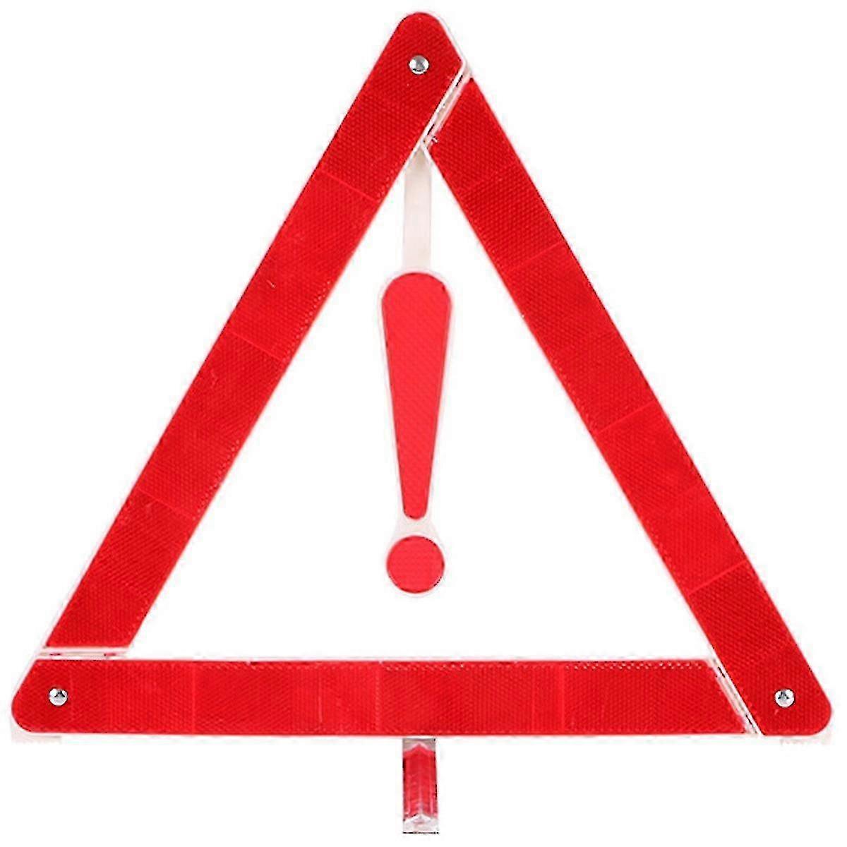 Triangular Warning Sign with Tripod for Hazardous Vehicle Breakdown Safety Parking
