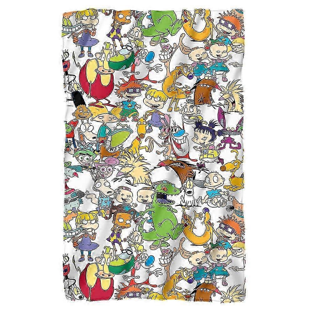 Fleece Blanket for Kids, Mash Up Design