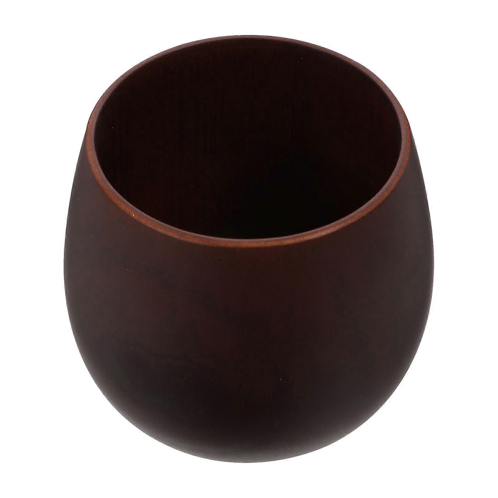 Wooden Teacup for Drink Tea Cup Made of Synthetic Material Brown Color Simple Design 250ML
