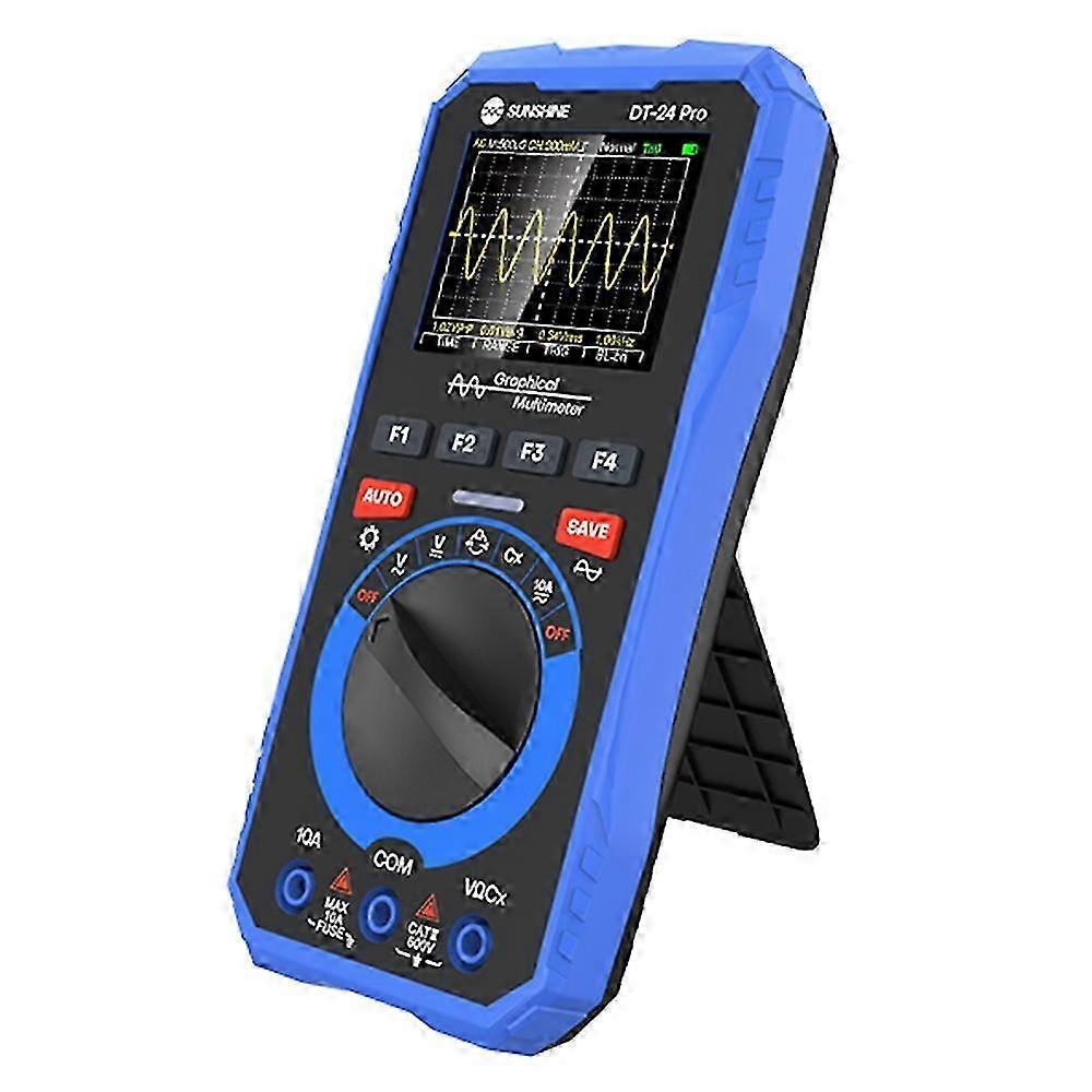 Handheld Multimeter with 2.4-inch Screen, Waveform Capture, Suitable for Certain Brand Oscilloscope and Multimeter Functions