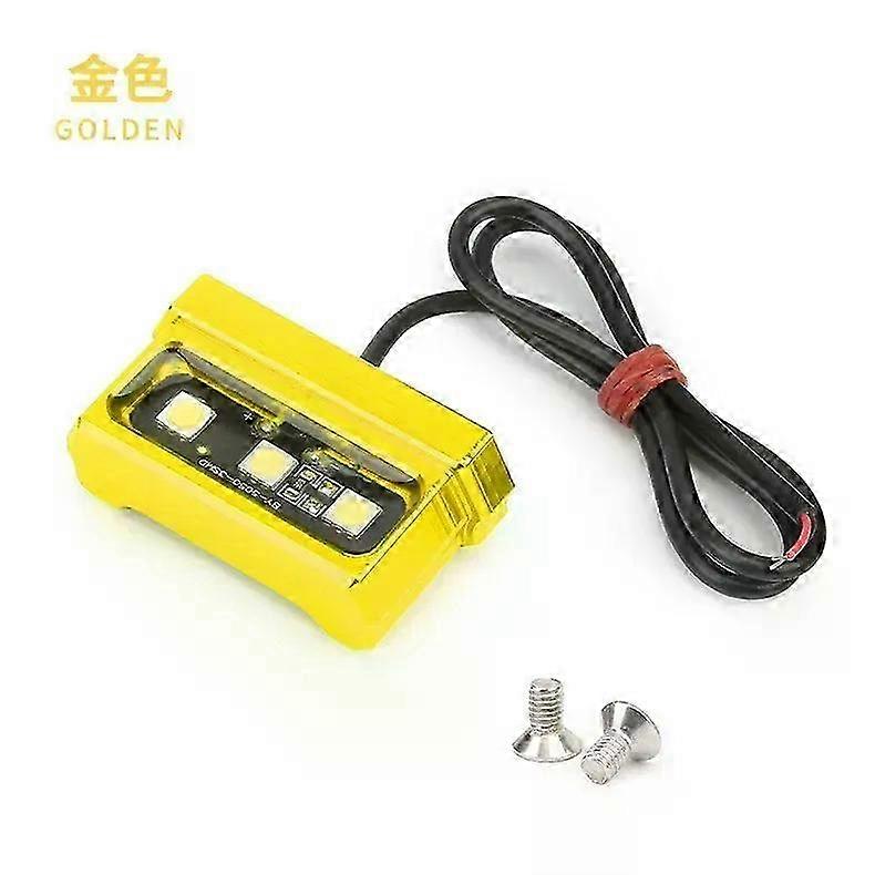 Universal 3 LED Motorcycle License Plate Light Decorative Lamp for Certain Brands Waterproof