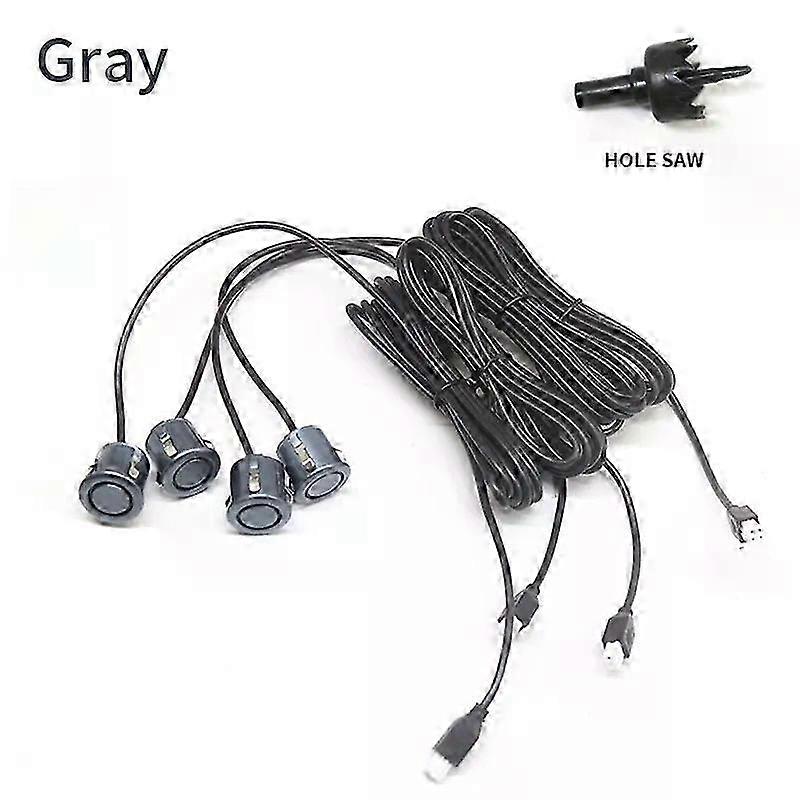 4pcs 18.5mm Car Parking Sensor Reverse Probe Black Red Grey Silver White for Vehicle Sensor Installation