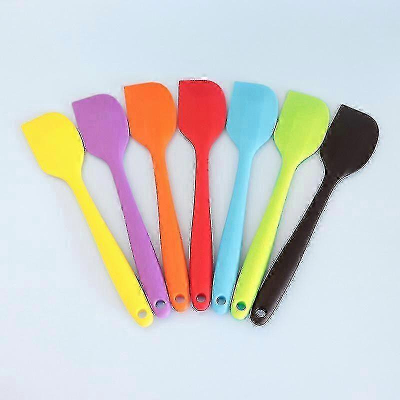 Heat Resistant Silicone Spatulas 2 Pcs Non-stick Seamless Spoon Tool