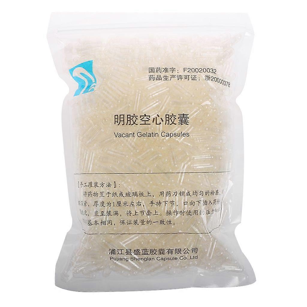 0# 空ゼラチンカプセル - ピルカプセルの空速用カプセル - DIY Capsu