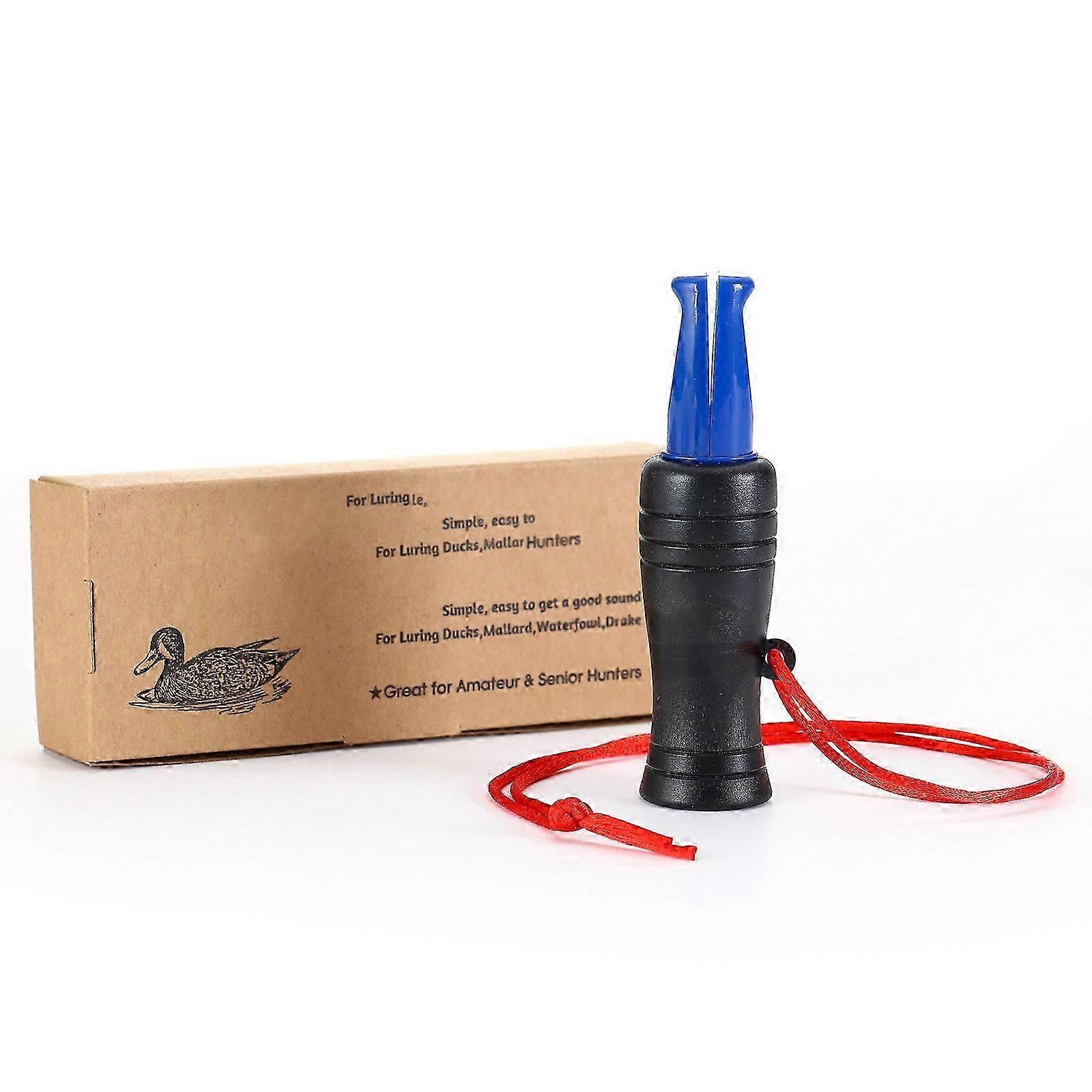 Waterproofed Hunting Whistle Realistic Sound Duck and Chicken Call Whistle for Enhancing Outdoor Experiences Yellow and green