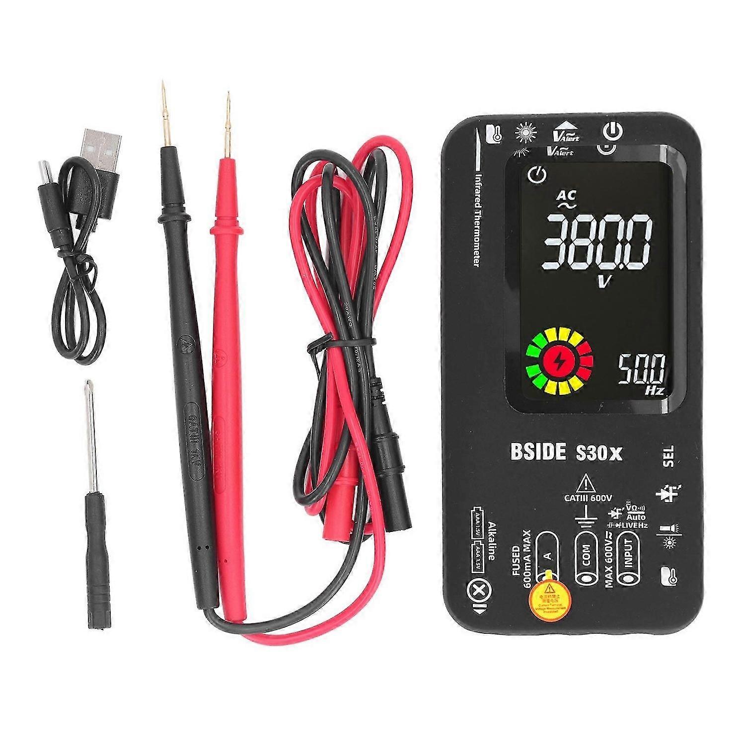 Digital Multimeter High Accuracy Color LCD Display Auto Recognition Multifunctional Diode Tester Temperature Meter