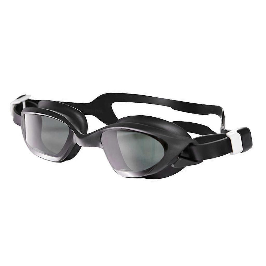 Black professional adult swimming goggles, comfortable, high definition, adjustable, shatterproof/waterproof