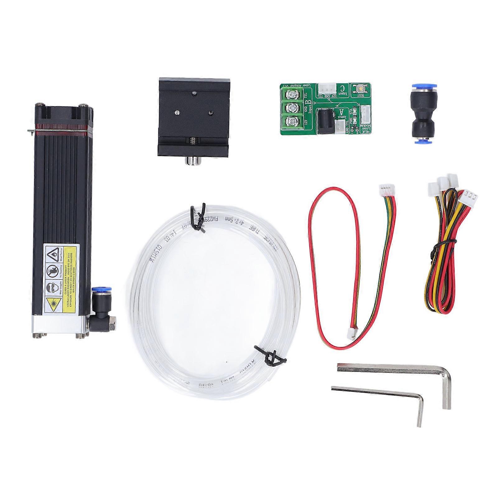 Laser Engraver Module Smart Drive CNC Engraving Head with Air Assist Kit 5.5W Optical Power