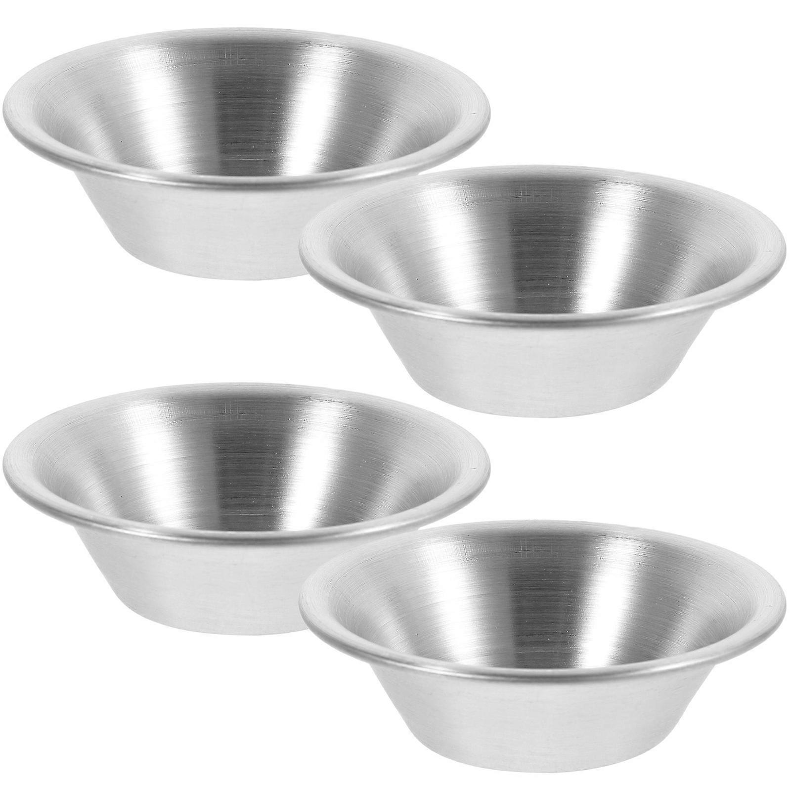 4pcs Egg Tart Molds Non Stick Mini Pie Muffin Cupcake Mold Bakeware