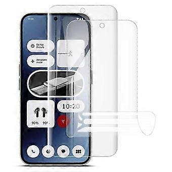 2st / Set Hydrogel Film III för vissa märken Telefon (2a) Plus / Telefon (2a) een Protector TPU Film