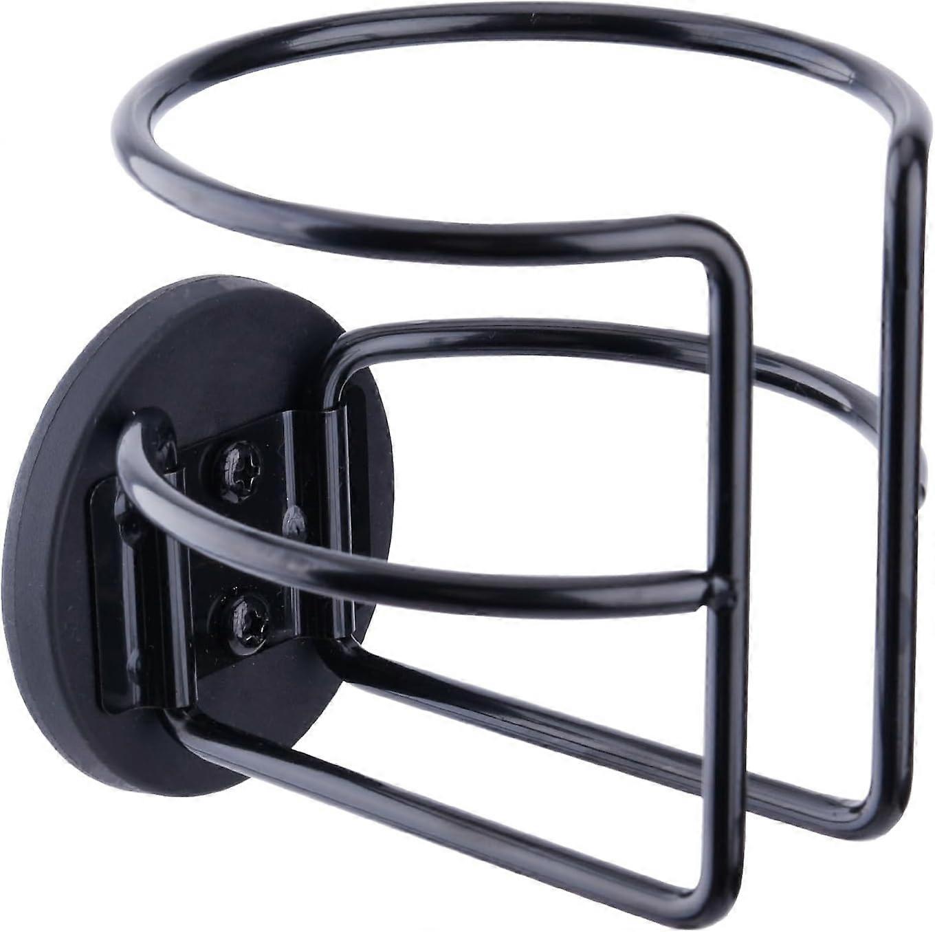 Magnetic cup holder with 2 screw bases, full coverage