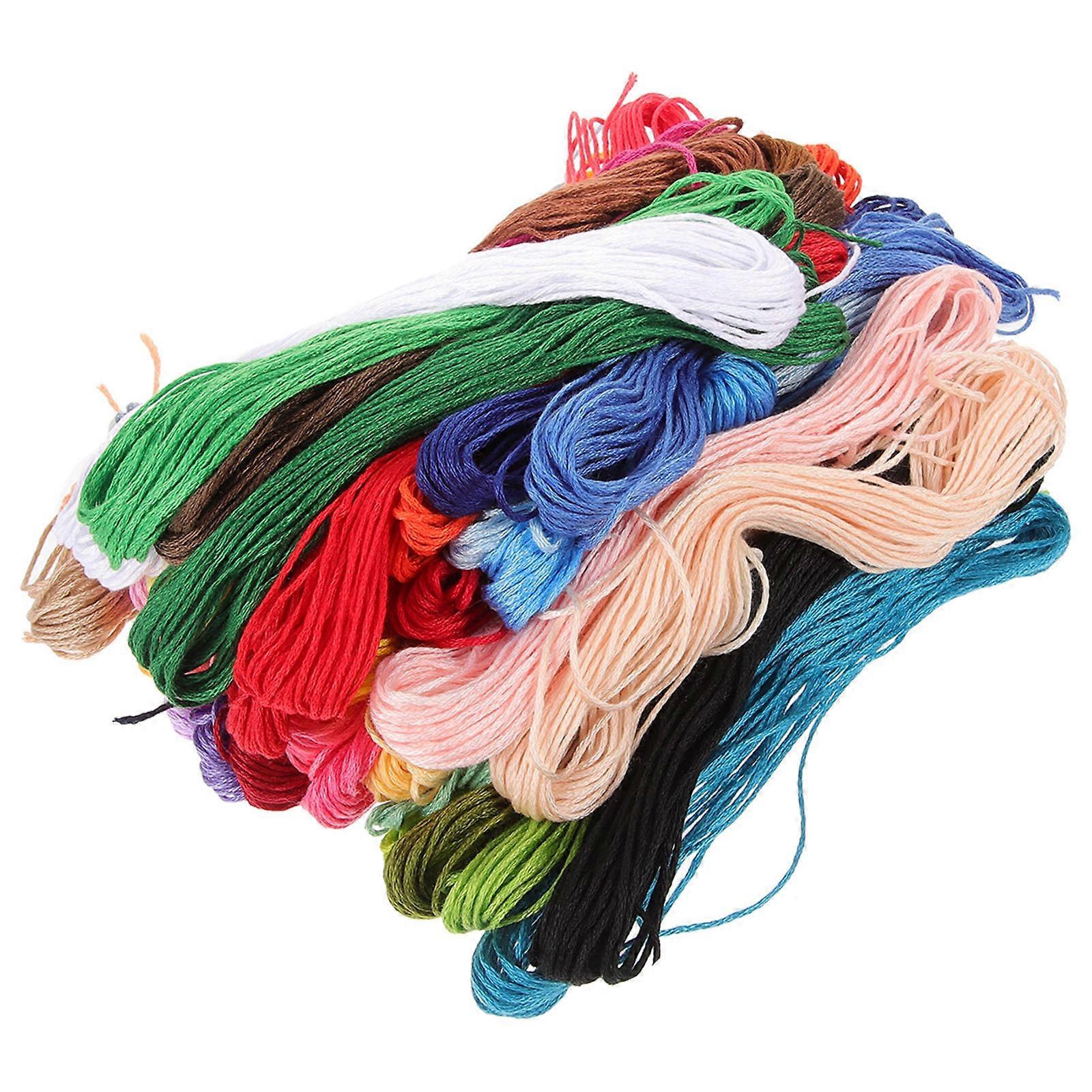 Stitch Kit Beginner Sewing Thread Kit String Bracelet Decoration Assorted Color Cotton 1 Set