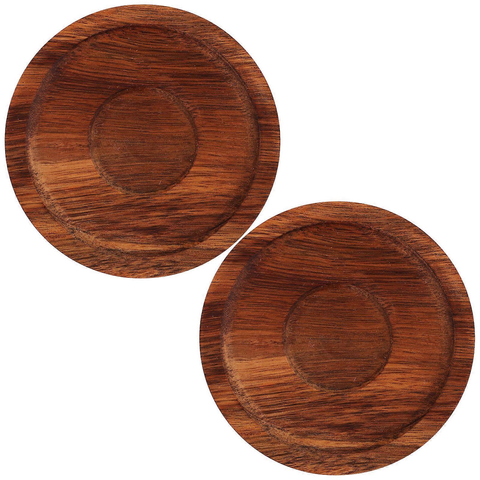 Rotating Glass Rotating Cup Protective Round Coasters For Whiskey Glasses Home Parties 3.9×3.9×0.6in Prevent Tipping 2Pcs