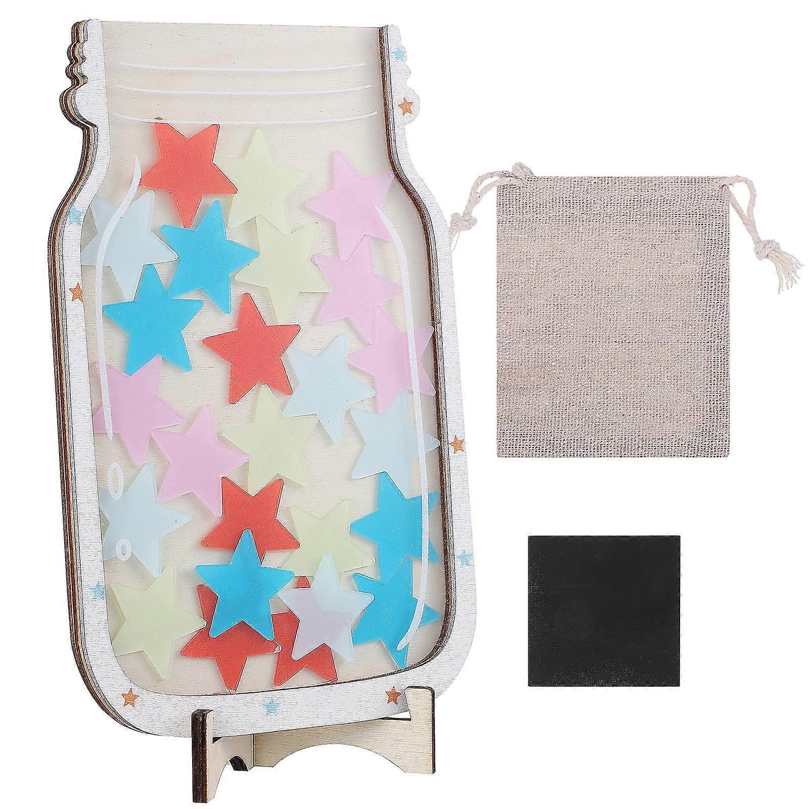 Star Jar Reward System for Classroom Behavior Management – Includes Star Tokens, Promotes Positive Reinforcement, Attractive Design for Boys and Wide