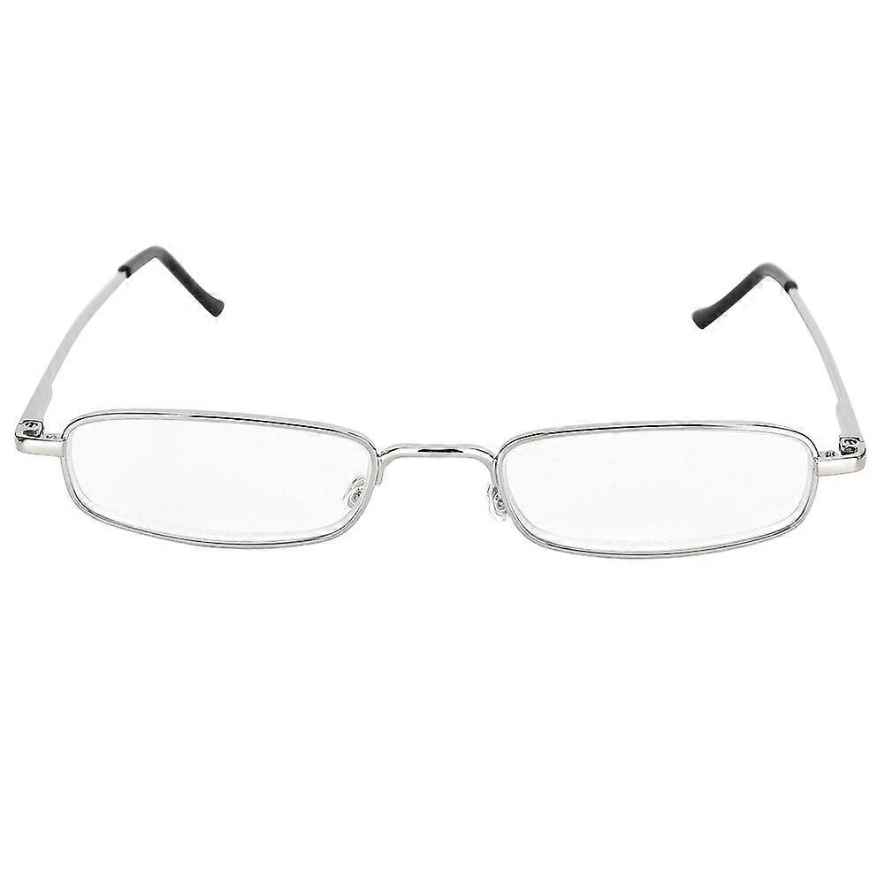 Portable Reading Glasses Visual Fatigue Relief High Definition Presbyopic Glasses with Case(+3.50 )