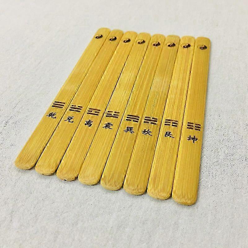 16pcs Divination Sticks: Traditional Bamboo Chinese Fortune Telling Props - Portable Divination Tools For Temples And Shrines