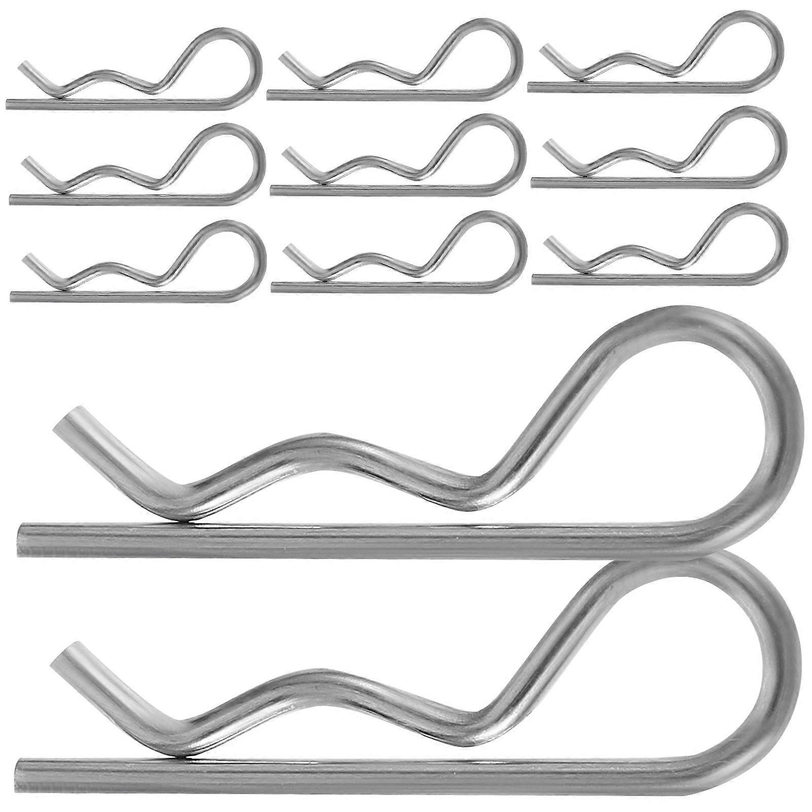 Hitch Pin Clip M1.6x32 Silver Color for Easy Installation and Removal 20Set
