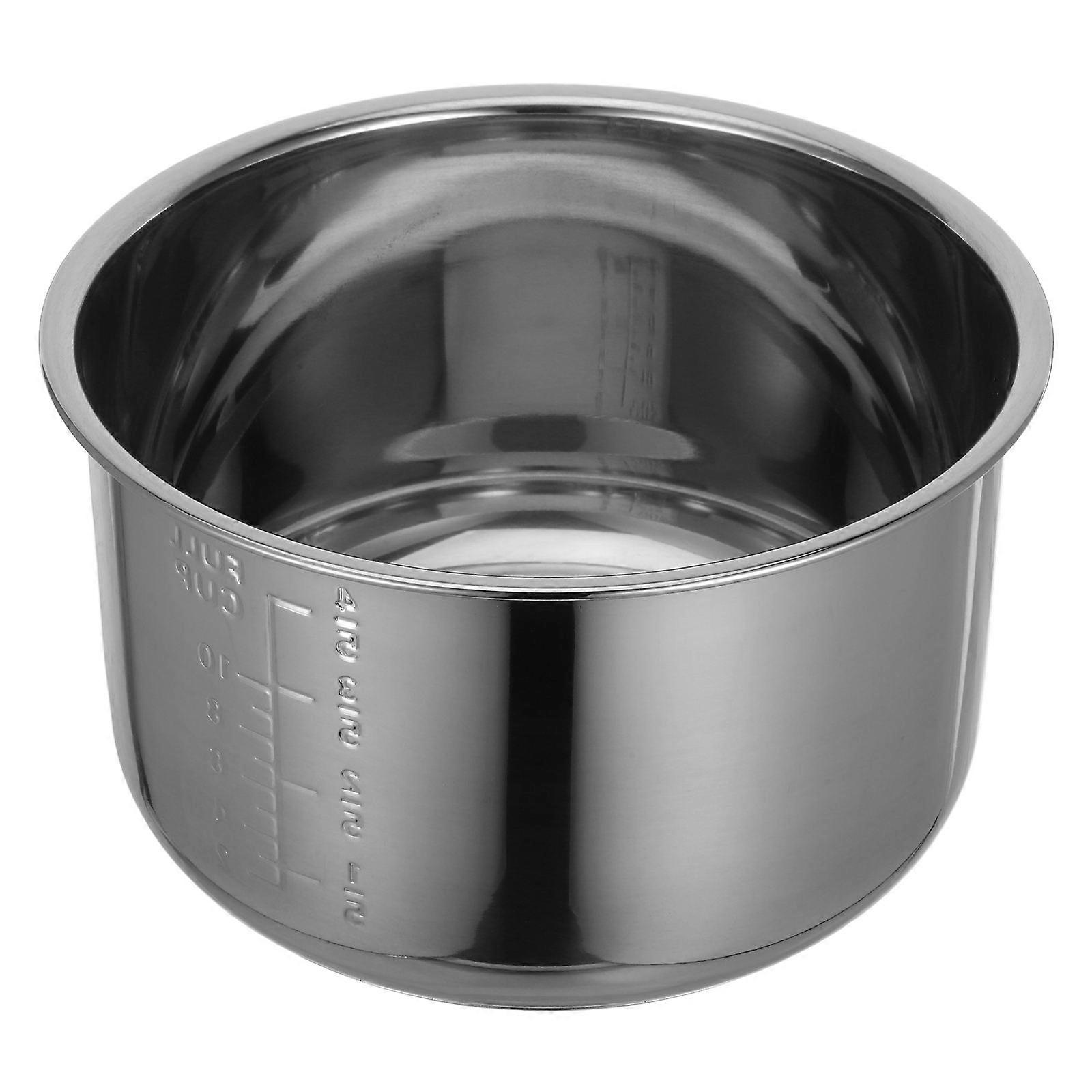 Stainless Steel Non Stick Inner Pot for Electric Rice Cooker – Replacement Accessory for Efficient Rice and Soup Cooking